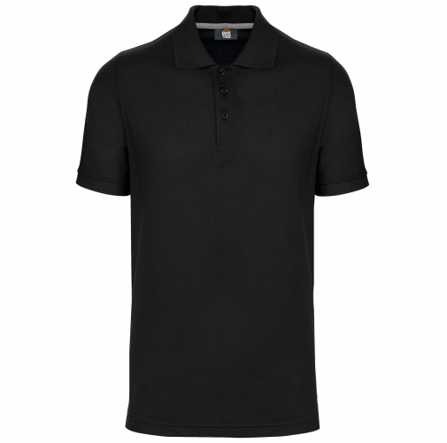 black Polo Antibacteriano Hombre