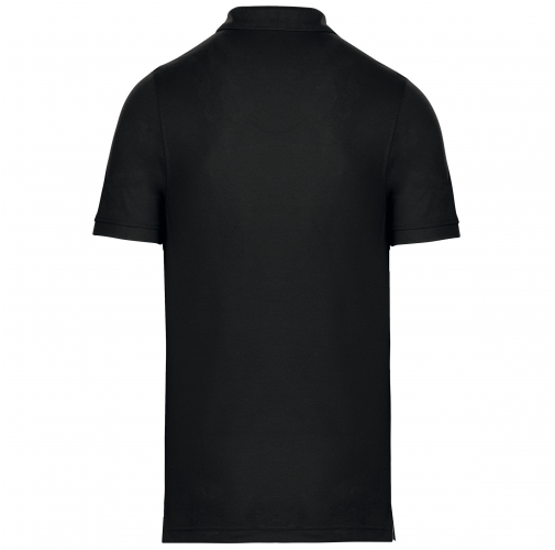 black Polo Antibacteriano Hombre