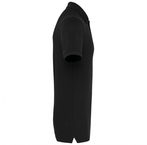 black Polo Antibacteriano Hombre