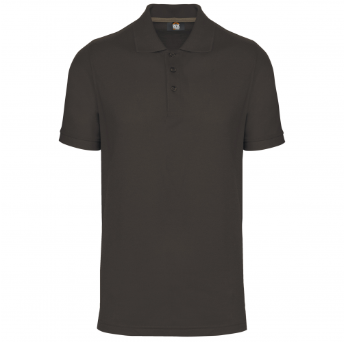 dark grey Polo Antibacteriano Hombre