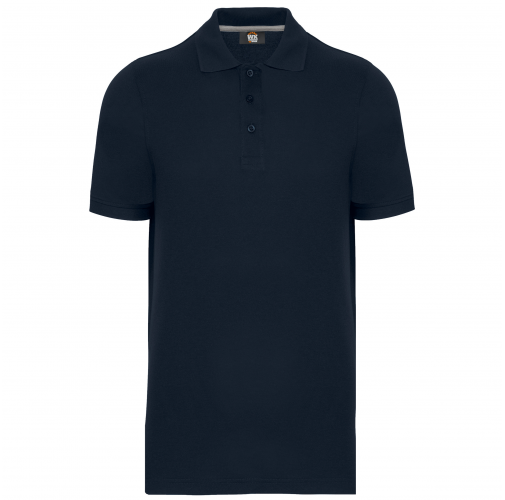 navy Polo Antibacteriano Hombre