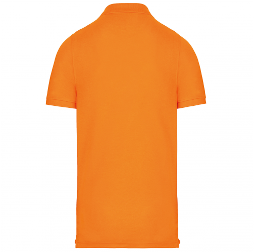 orange Polo Antibacteriano Hombre