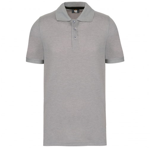 oxford grey Polo Antibacteriano Hombre