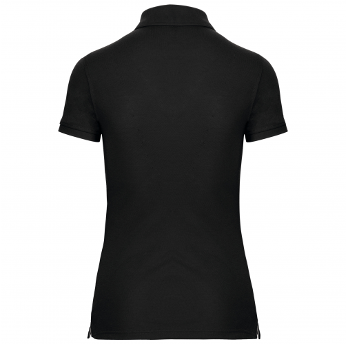 black Polo Antibacteriano Mujer
