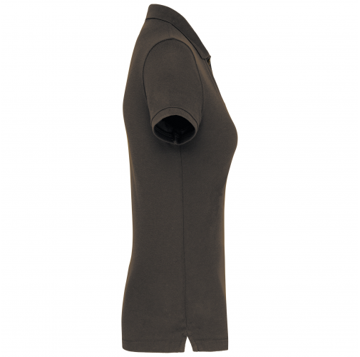 dark grey Polo Antibacteriano Mujer