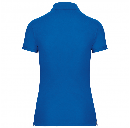 light royal blue Polo Antibacteriano Mujer