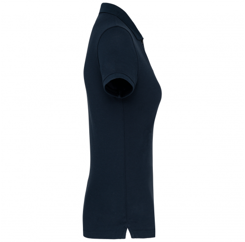 navy Polo Antibacteriano Mujer