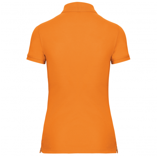 orange Polo Antibacteriano Mujer