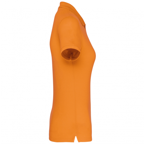 orange Polo Antibacteriano Mujer