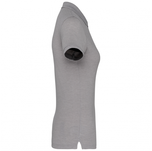 oxford grey Polo Antibacteriano Mujer