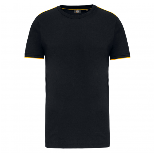 black / yellow Camiseta Day To Day hombre