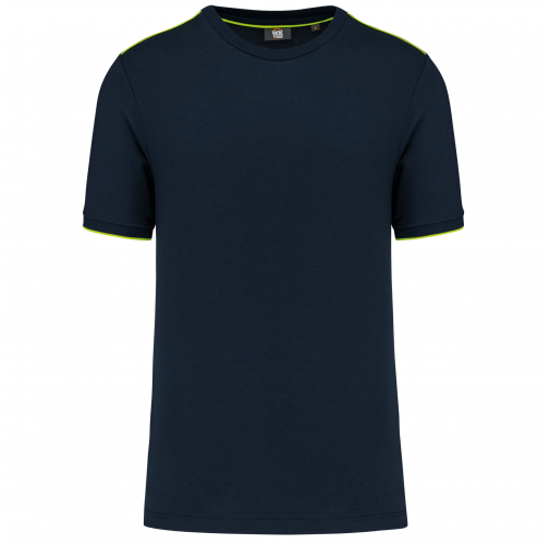 navy / fluorescent yellow Camiseta Day To Day hombre