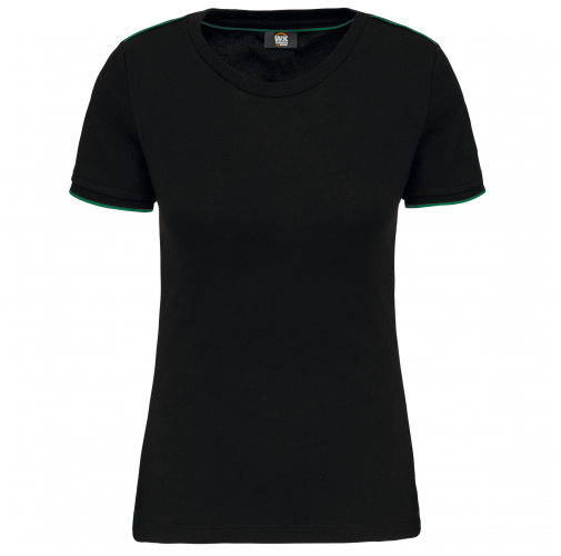 black / kelly green Camiseta Day To Day mujer