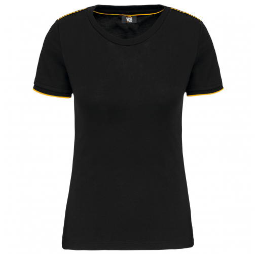 black / yellow Camiseta Day To Day mujer