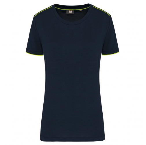 navy / fluorescent yellow Camiseta Day To Day mujer