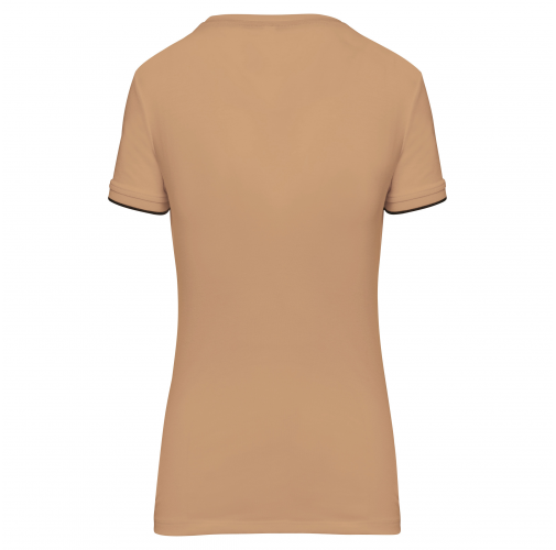 camel / black Camiseta Day To Day mujer