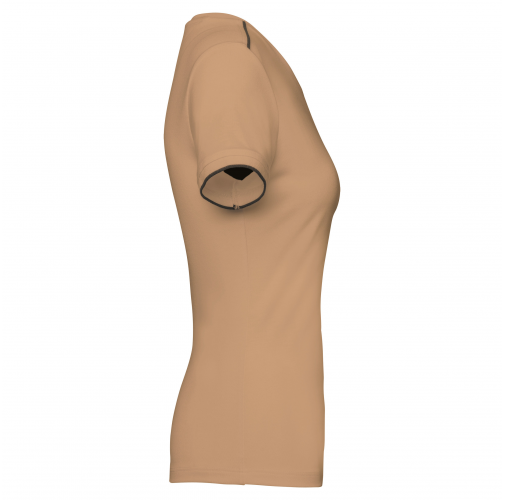 camel / black Camiseta Day To Day mujer