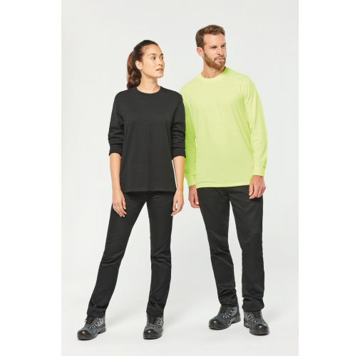 Camiseta ecorresponsable manga larga - Unisex