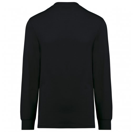 black Camiseta ecorresponsable manga larga - Unisex