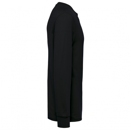 black Camiseta ecorresponsable manga larga - Unisex