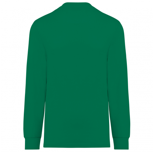kelly green Camiseta ecorresponsable manga larga - Unisex