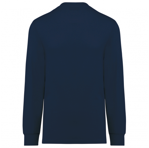 navy Camiseta ecorresponsable manga larga - Unisex