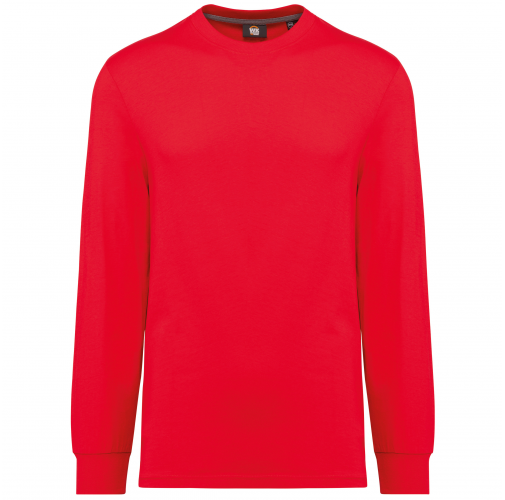red Camiseta ecorresponsable manga larga - Unisex