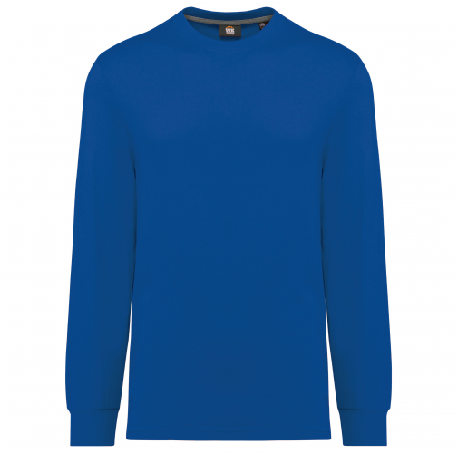 royal blue Camiseta ecorresponsable manga larga - Unisex