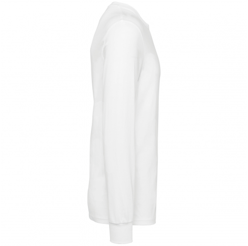 white Camiseta ecorresponsable manga larga - Unisex