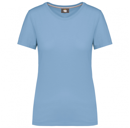 sky blue Camiseta con tratamiento antibacteriano mujer<br/>