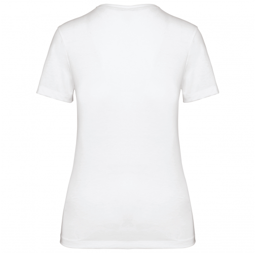 white Camiseta con tratamiento antibacteriano mujer<br/>