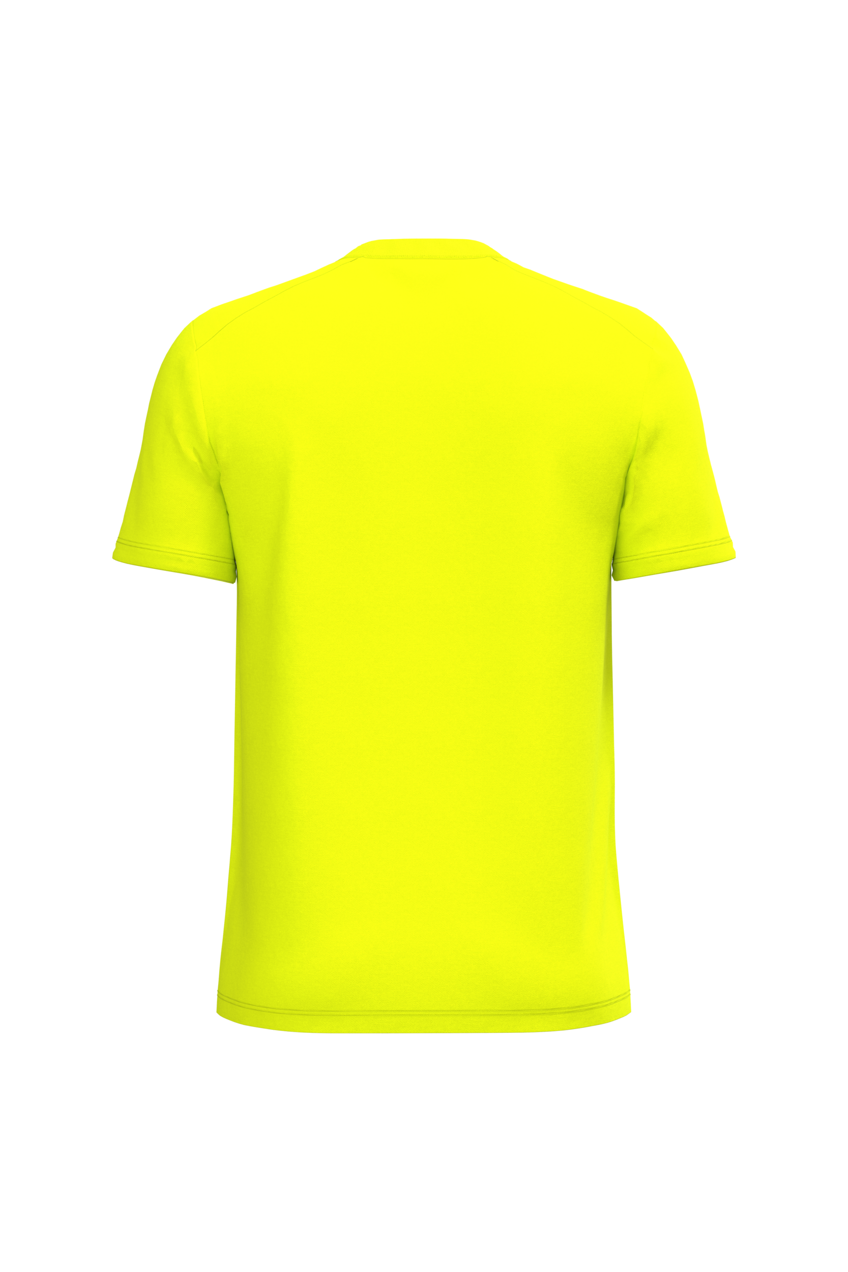 fluorescent orange Camiseta ecorresponsable algodón/poliéster unisex