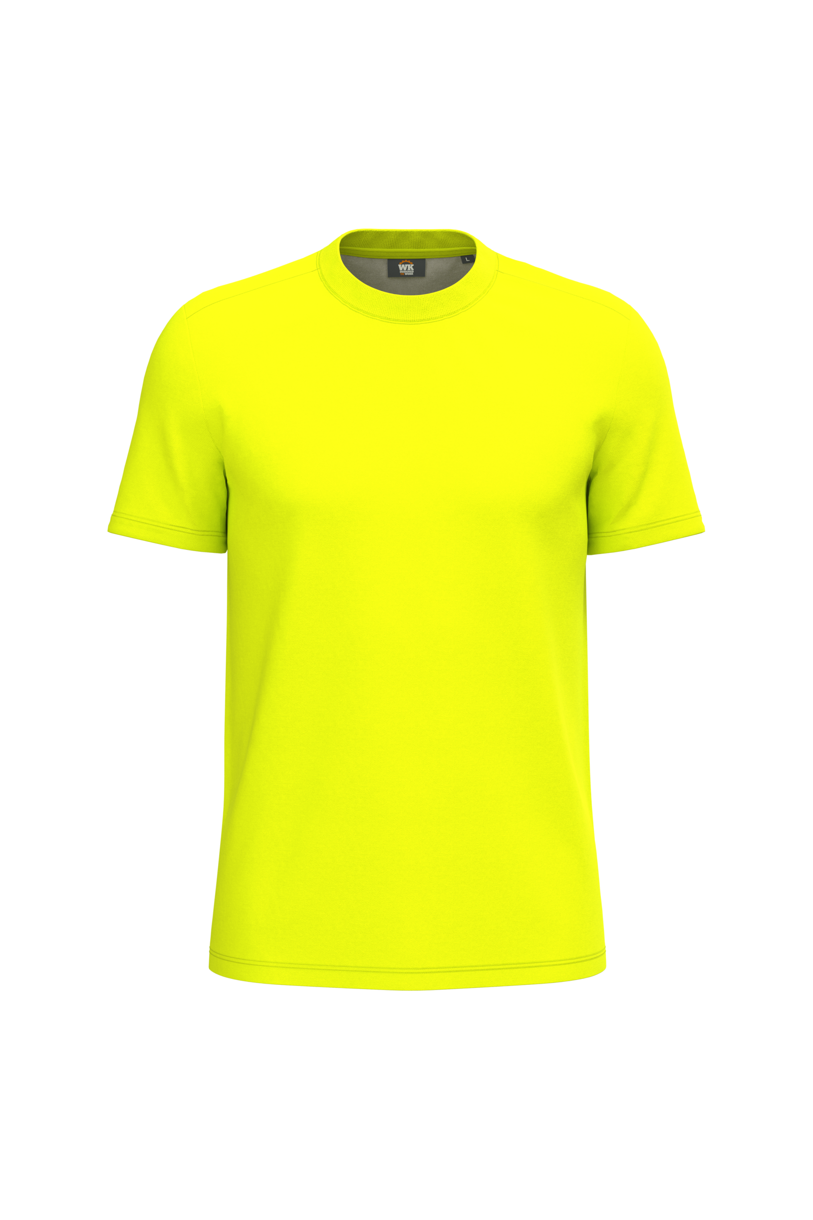 fluorescent orange Camiseta ecorresponsable algodón/poliéster unisex