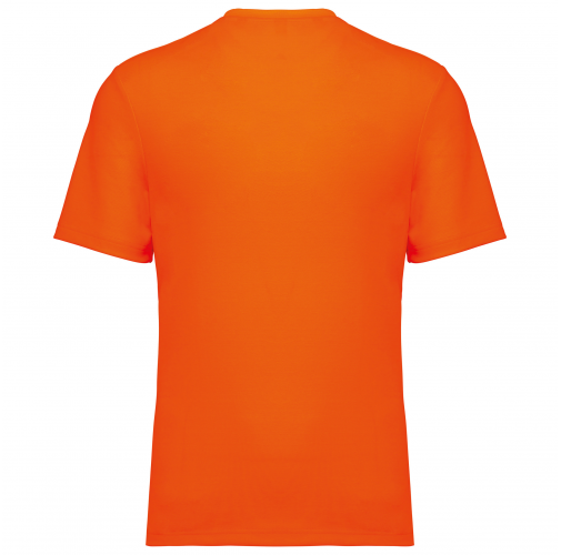 fluorescent orange Camiseta ecorresponsable algodón/poliéster unisex