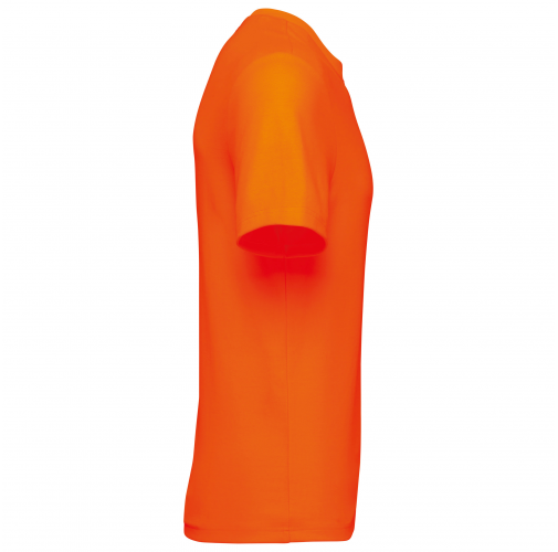 fluorescent orange Camiseta ecorresponsable algodón/poliéster unisex