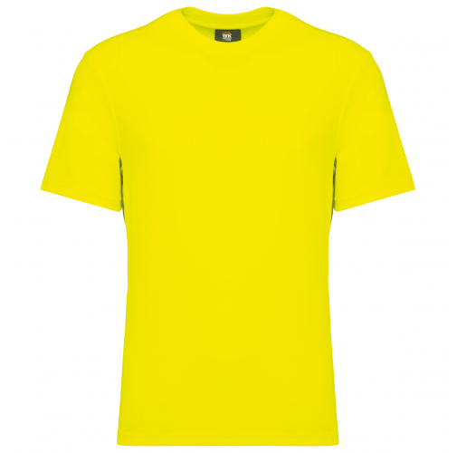 fluorescent yellow Camiseta ecorresponsable algodón/poliéster unisex