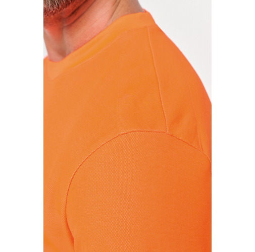 Camiseta ecorresponsable de manga larga algodón/poliéster unisex