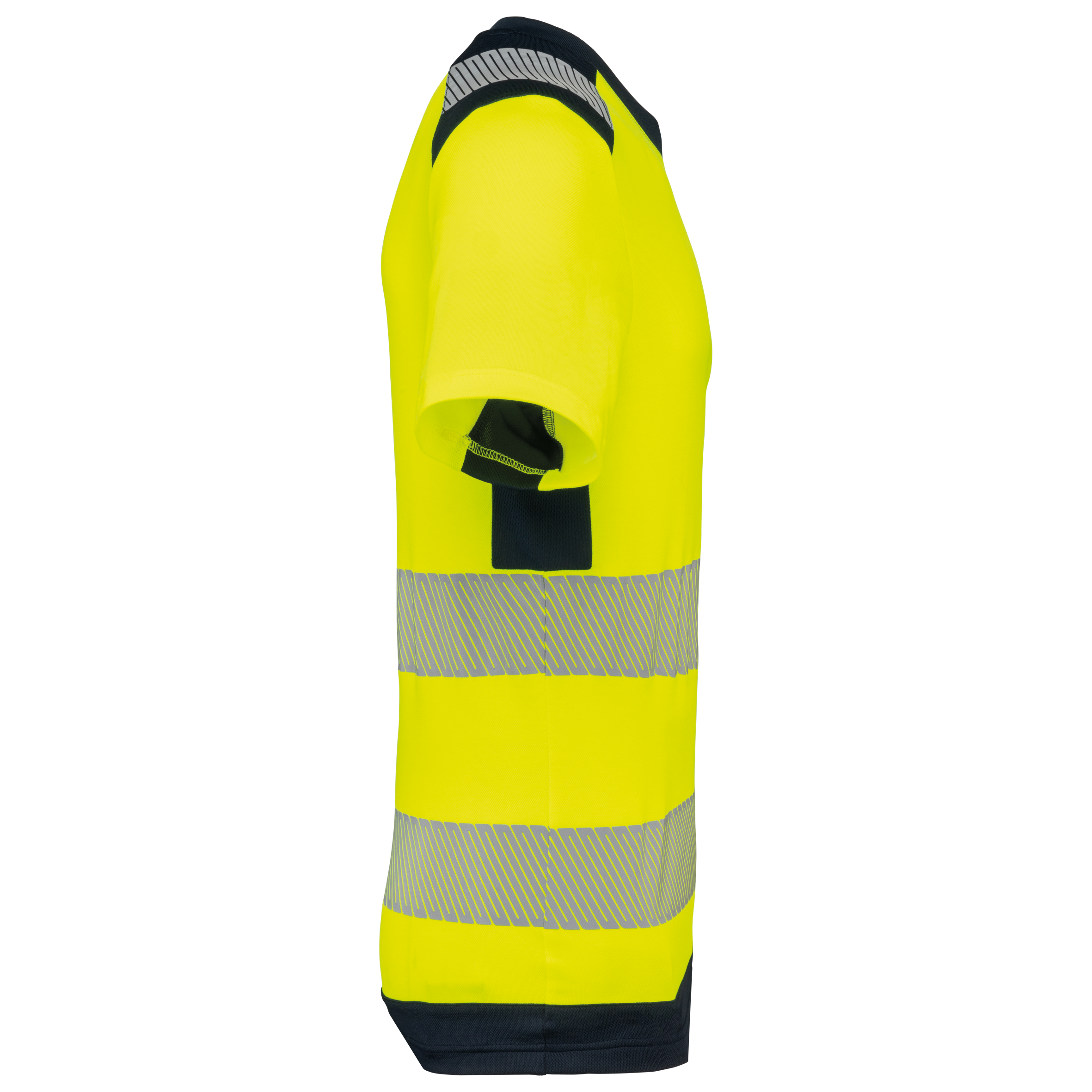 Camiseta de seguridad reciclada manga corta unisex