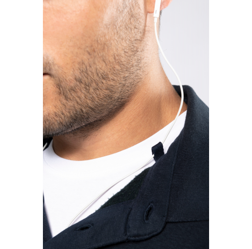 Sudadera cuello polo