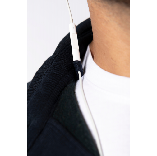Sudadera cuello polo
