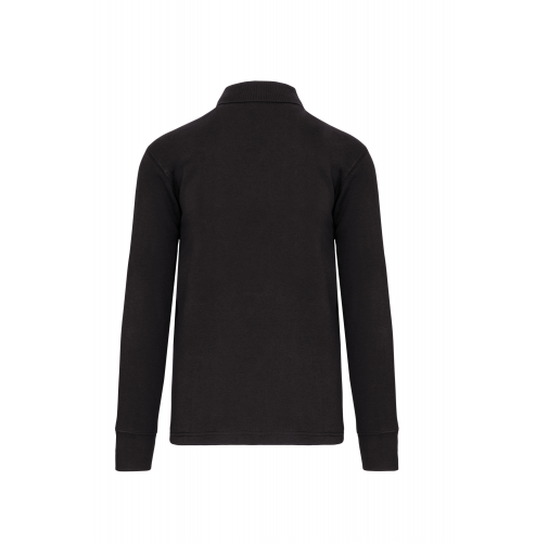 dark grey Sudadera cuello polo