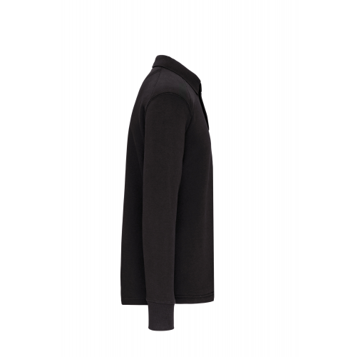 dark grey Sudadera cuello polo