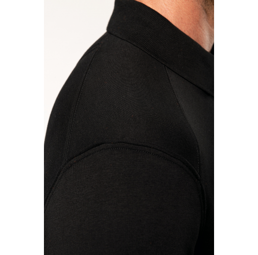 Sudadera cuello polo