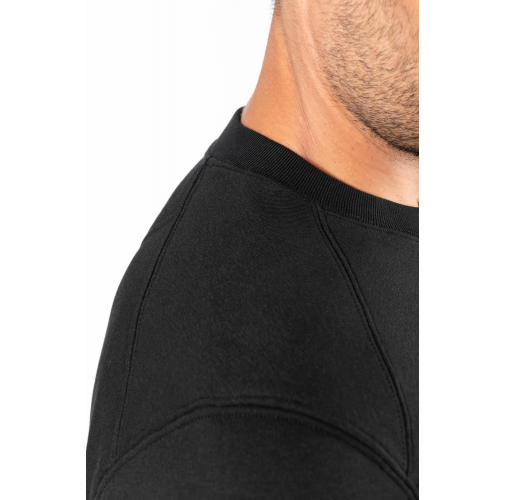 Sudadera manga montada