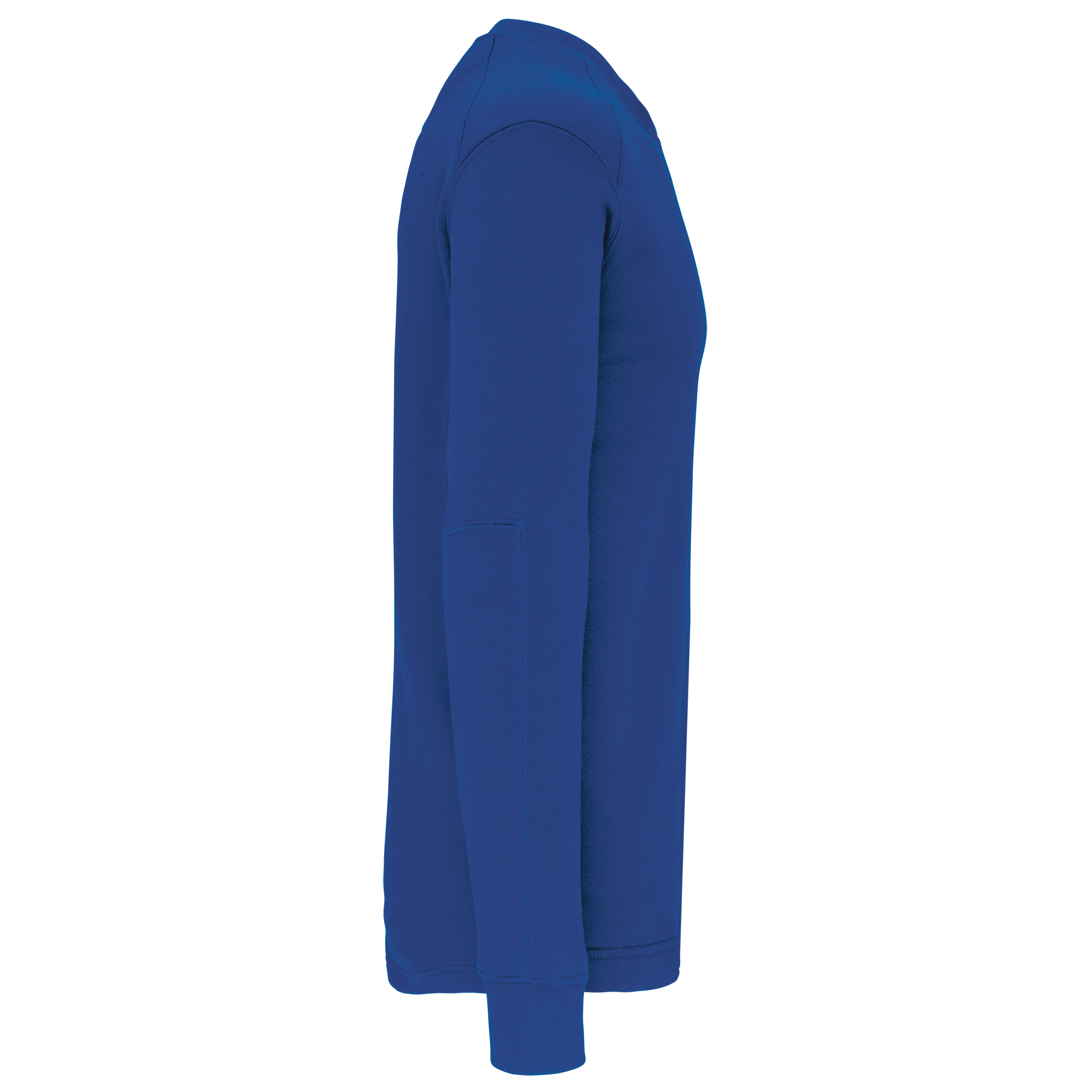 black Sudadera manga montada