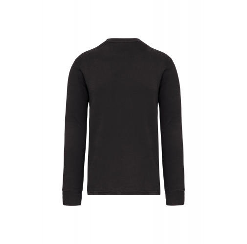 dark grey Sudadera manga montada