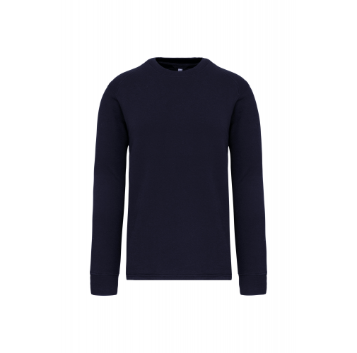 navy Sudadera manga montada