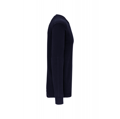 navy Sudadera manga montada