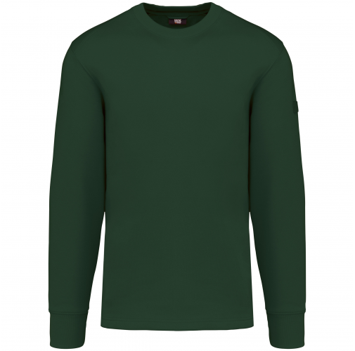 forest green Sudadera manga montada