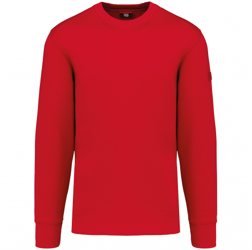 red Sudadera manga montada